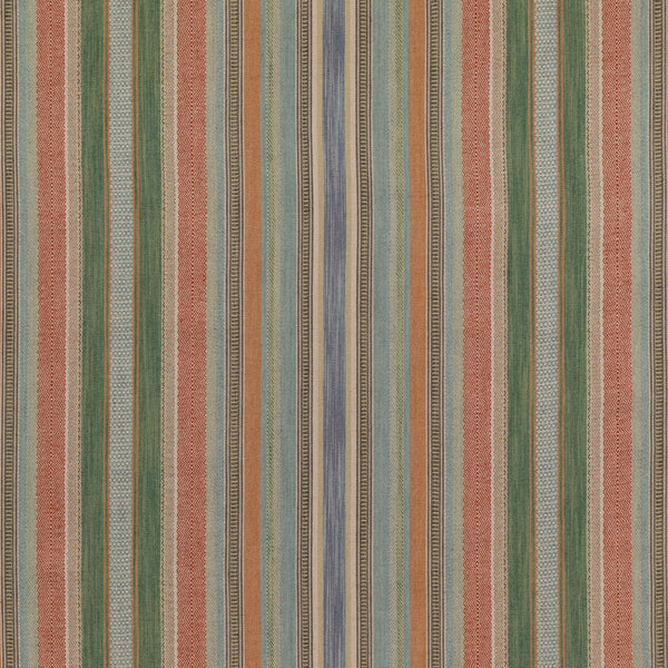 Samples and Purchasing available for Rustic Stripe - Spice Blue By Mulberry | Modern Country I |Stripes  Multipurpose Weave at Designer Wallcoverings and Fabrics