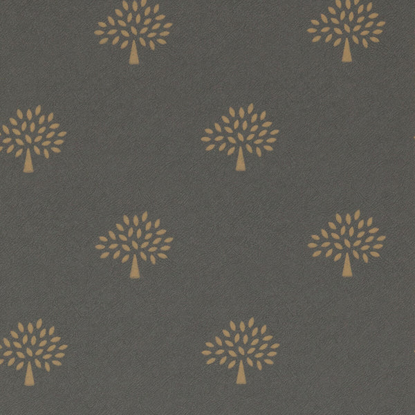 Samples and Purchasing available for Grand Mulberry Tree - Charcoal Black By Mulberry | Modern Country |Botanical & Floral Small Scale Wallcovering Print at Designer Wallcoverings and Fabrics