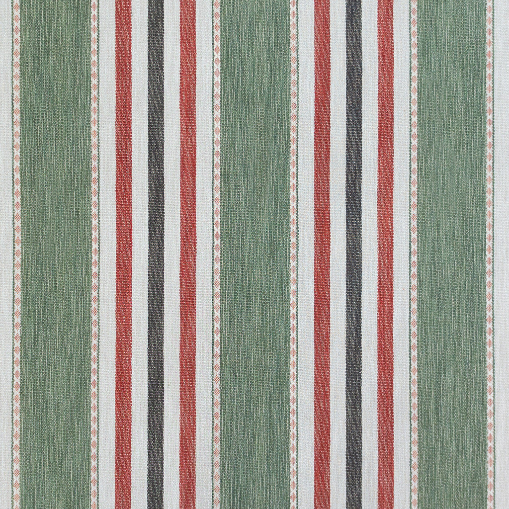 Samples and Purchasing available for Albuquerque - Verde Oscuro Green By Gaston Y Daniela | Gaston Rio Grande |Stripes  Upholstery  at Designer Wallcoverings and Fabrics