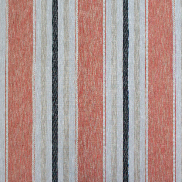 Samples and Purchasing available for Albuquerque - Coral Orange By Gaston Y Daniela | Gaston Rio Grande |Stripes  Upholstery  at Designer Wallcoverings and Fabrics