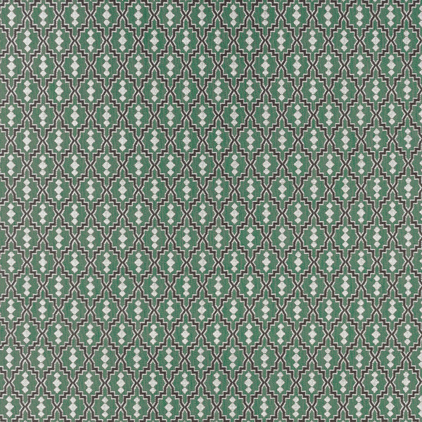 Samples and Purchasing available for Aztec - Verde Oscuro Green By Gaston Y Daniela | Gaston Rio Grande | Global Upholstery  at Designer Wallcoverings and Fabrics