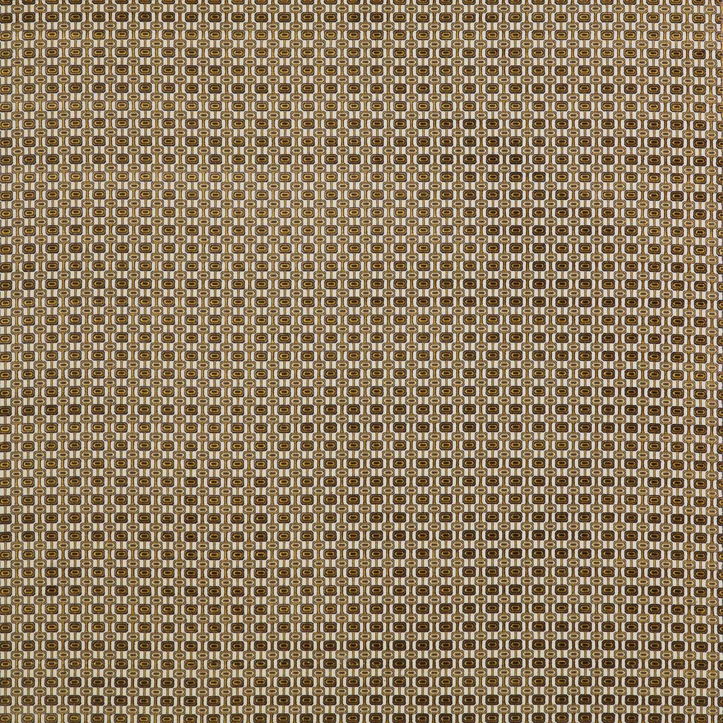 Samples and Purchasing available for Ines - Oro/Marron Beige By Gaston Y Daniela | Lorenzo Castillo Ii | Geometric Upholstery  at Designer Wallcoverings and Fabrics