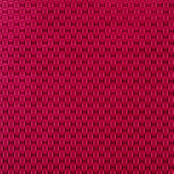 Samples and Purchasing available for Luisa - Frambuesa Pink By Gaston Y Daniela | Lorenzo Castillo Ii |Modern Geometric Upholstery Velvet at Designer Wallcoverings and Fabrics