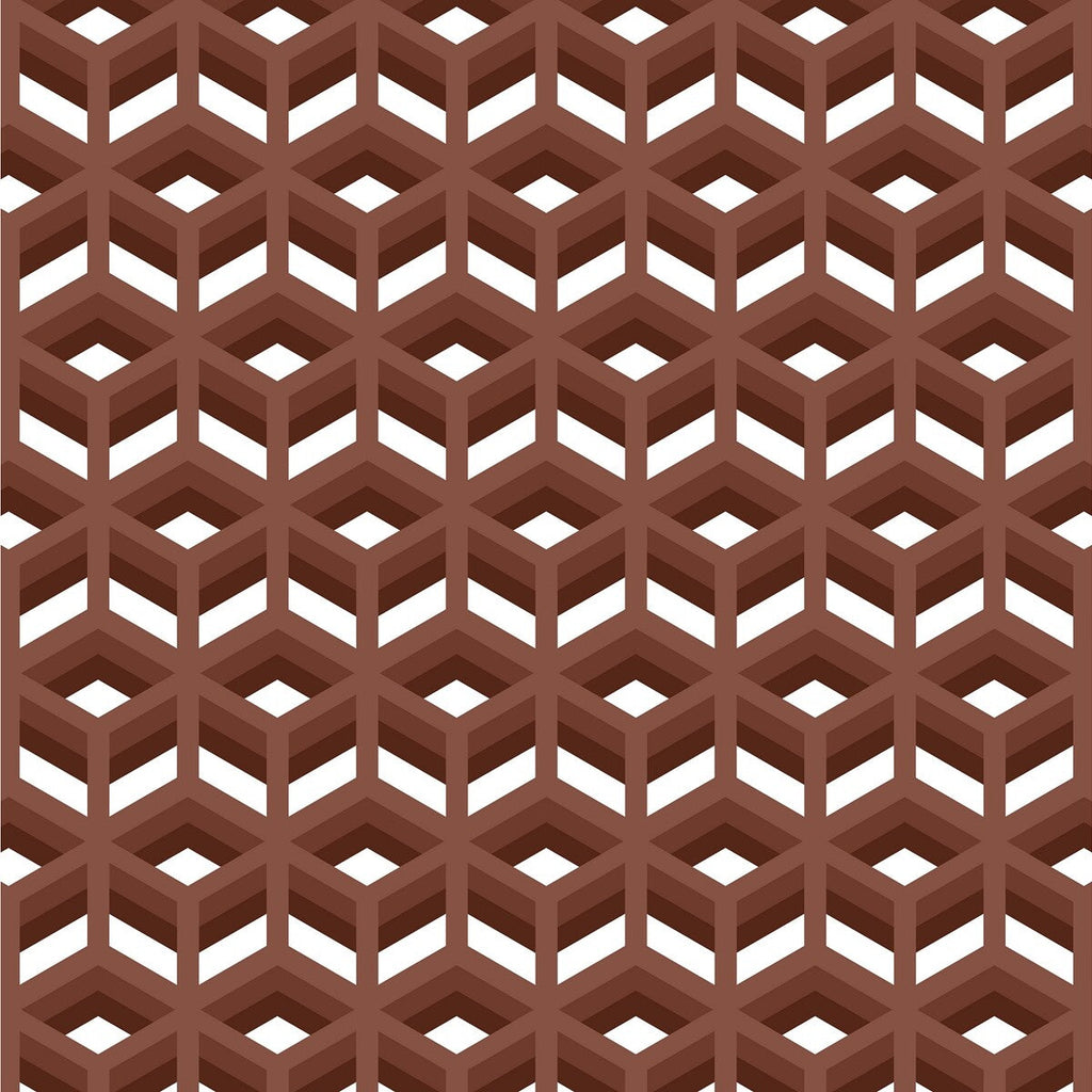 Samples and Purchasing available for Javier - Tabaco Brown By Gaston Y Daniela | Lorenzo Castillo Ii |Modern Geometric Multipurpose Print at Designer Wallcoverings and Fabrics