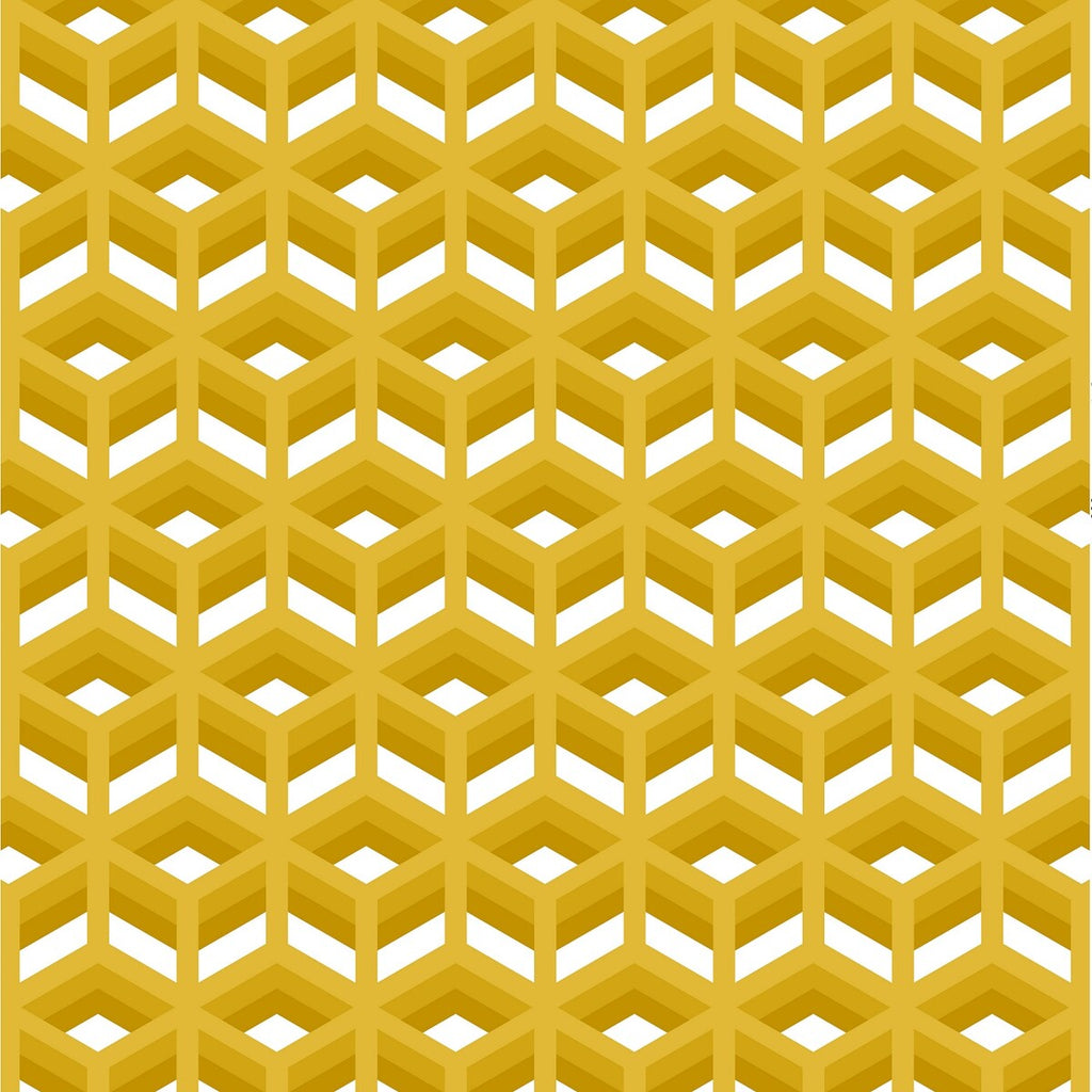 Samples and Purchasing available for Javier - Amarillo Yellow By Gaston Y Daniela | Lorenzo Castillo Ii |Modern Geometric Multipurpose Print at Designer Wallcoverings and Fabrics