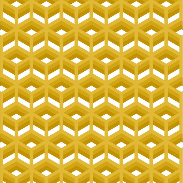 Samples and Purchasing available for Javier - Amarillo Yellow By Gaston Y Daniela | Lorenzo Castillo Ii |Modern Geometric Multipurpose Print at Designer Wallcoverings and Fabrics