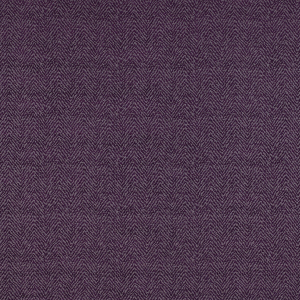 Samples and Purchasing available for Santa Ana - Berenjena Purple By Gaston Y Daniela | Madrid |Herringbone/Tweed Animal Skins Upholstery Chenille at Designer Wallcoverings and Fabrics