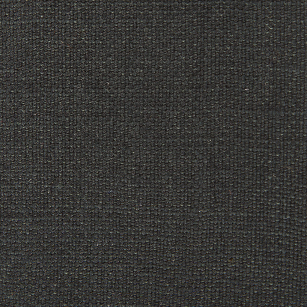 Samples and Purchasing available for Nicaragua - Onyx Black By Gaston Y Daniela | Basics |Solid Texture Upholstery Linen at Designer Wallcoverings and Fabrics