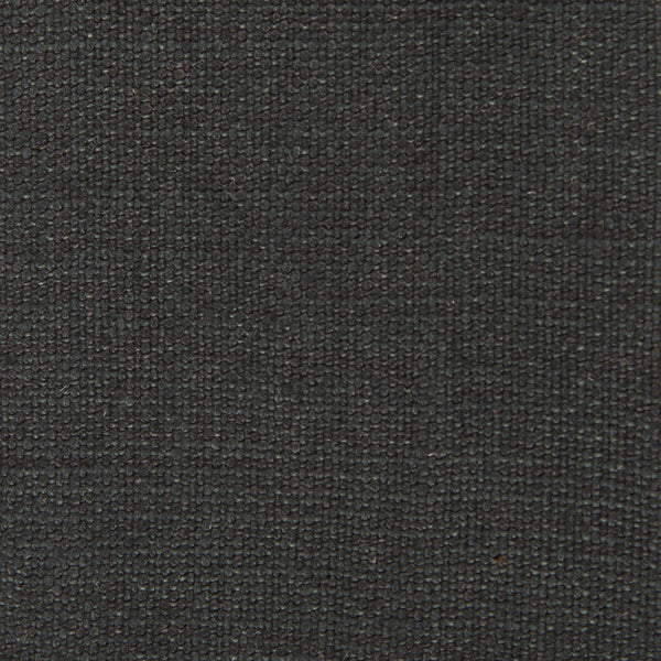 Samples and Purchasing available for Nicaragua - Onyx Black By Gaston Y Daniela | Basics |Solid Texture Upholstery Linen at Designer Wallcoverings and Fabrics