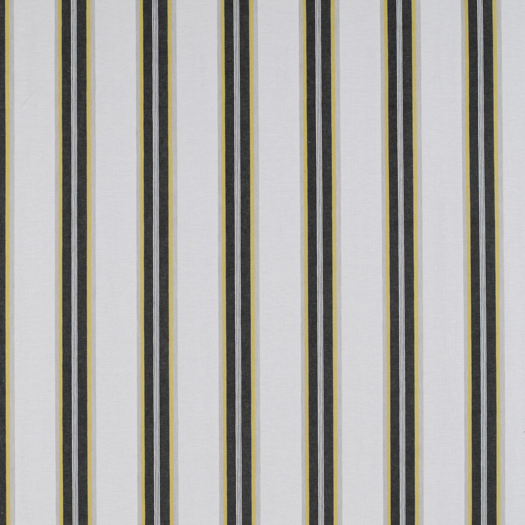 Samples and Purchasing available for Tavolara - Onyx/Amarillo Multi By Gaston Y Daniela | Tierras | Stripes Drapery Linen at Designer Wallcoverings and Fabrics