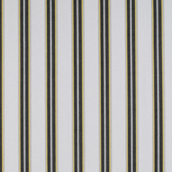 Samples and Purchasing available for Tavolara - Onyx/Amarillo Multi By Gaston Y Daniela | Tierras | Stripes Drapery Linen at Designer Wallcoverings and Fabrics