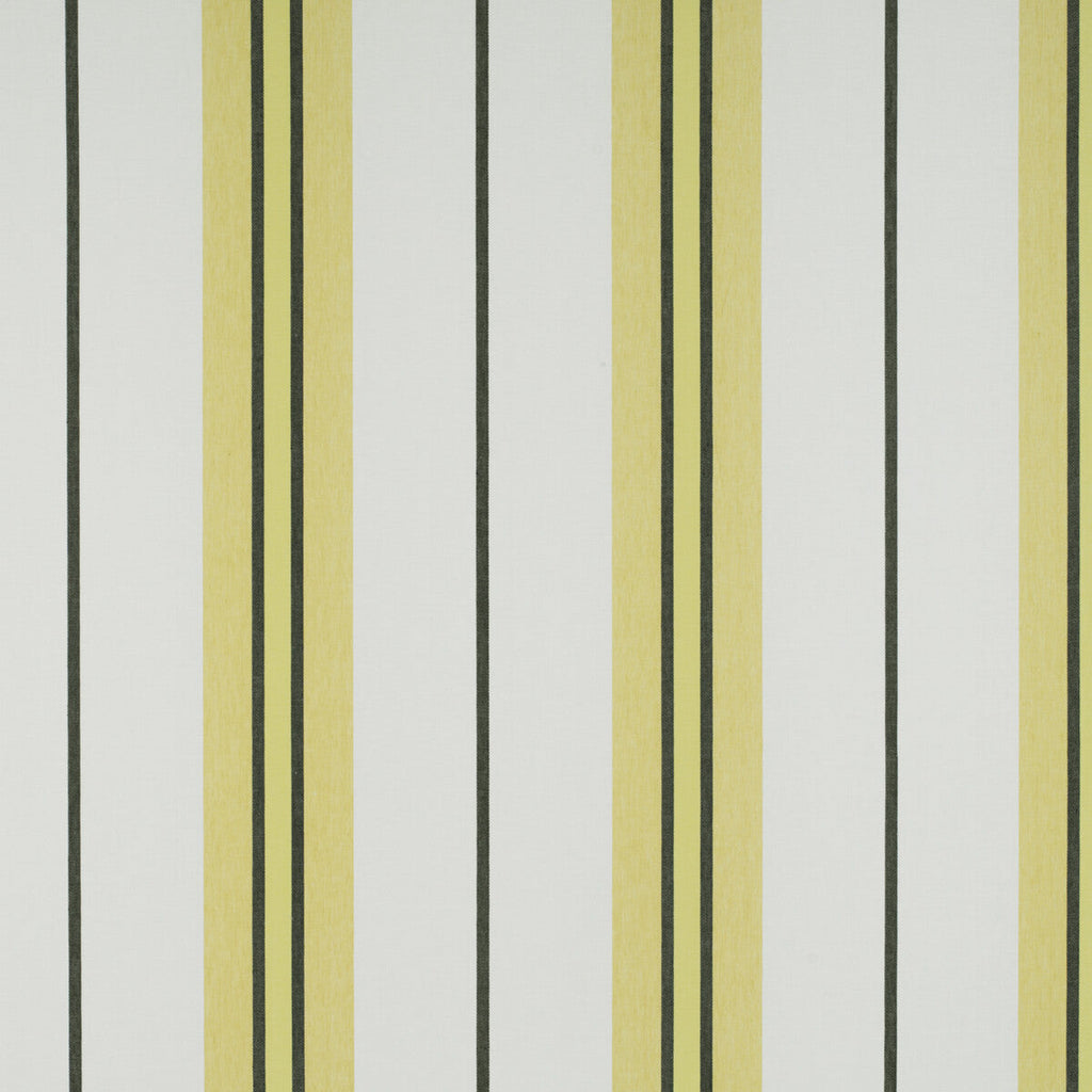 Samples and Purchasing available for Burano - Onyx/Amarillo Yellow By Gaston Y Daniela | Tierras | Stripes Drapery Linen at Designer Wallcoverings and Fabrics