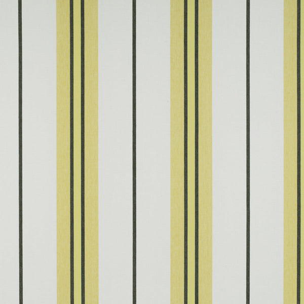 Samples and Purchasing available for Burano - Onyx/Amarillo Yellow By Gaston Y Daniela | Tierras | Stripes Drapery Linen at Designer Wallcoverings and Fabrics