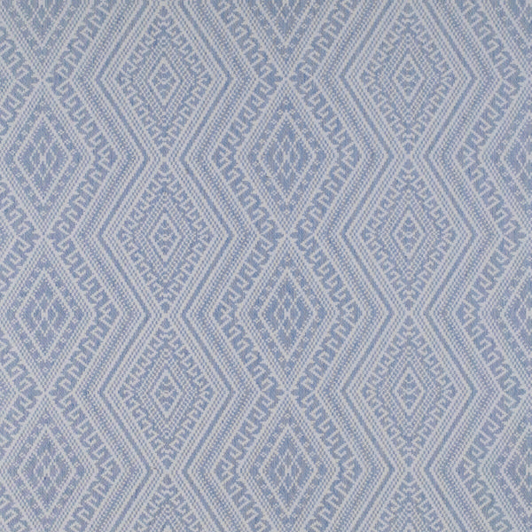 Samples and Purchasing available for Estromboli - Azul Claro Blue By Gaston Y Daniela | Tierras | Geometric Drapery Linen at Designer Wallcoverings and Fabrics