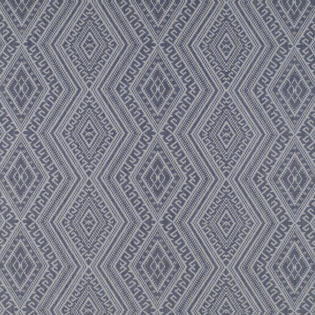 Samples and Purchasing available for Estromboli - Navy Indigo By Gaston Y Daniela | Tierras | Geometric Drapery Linen at Designer Wallcoverings and Fabrics