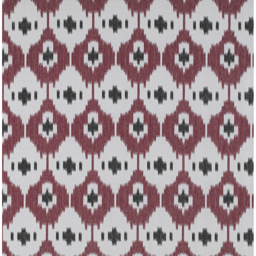 Samples and Purchasing available for Panarea - Rojo/Onyx Multi By Gaston Y Daniela | Tierras |  Drapery  at Designer Wallcoverings and Fabrics