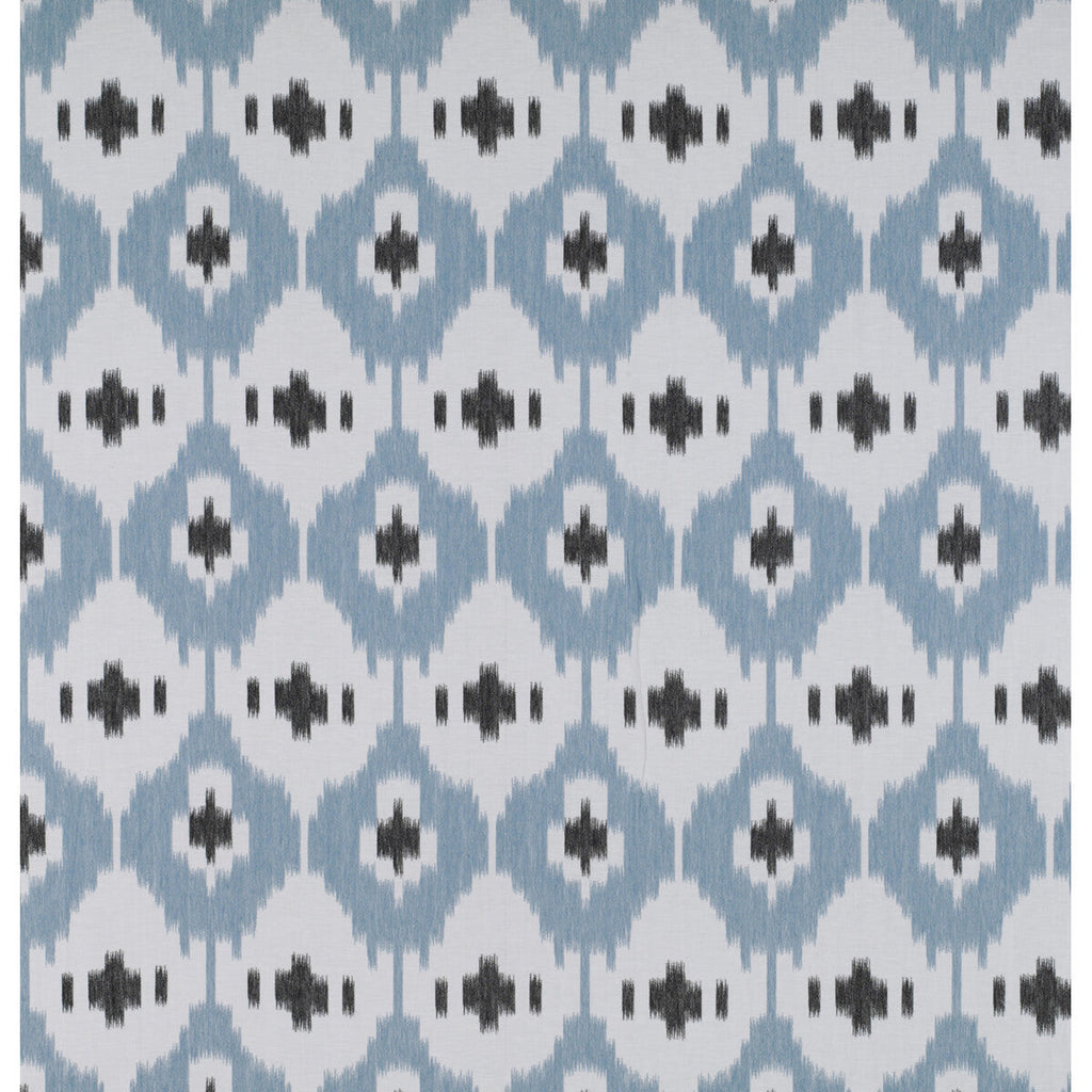 Samples and Purchasing available for Panarea - Azul Claro/Onyx Multi By Gaston Y Daniela | Tierras |  Drapery  at Designer Wallcoverings and Fabrics