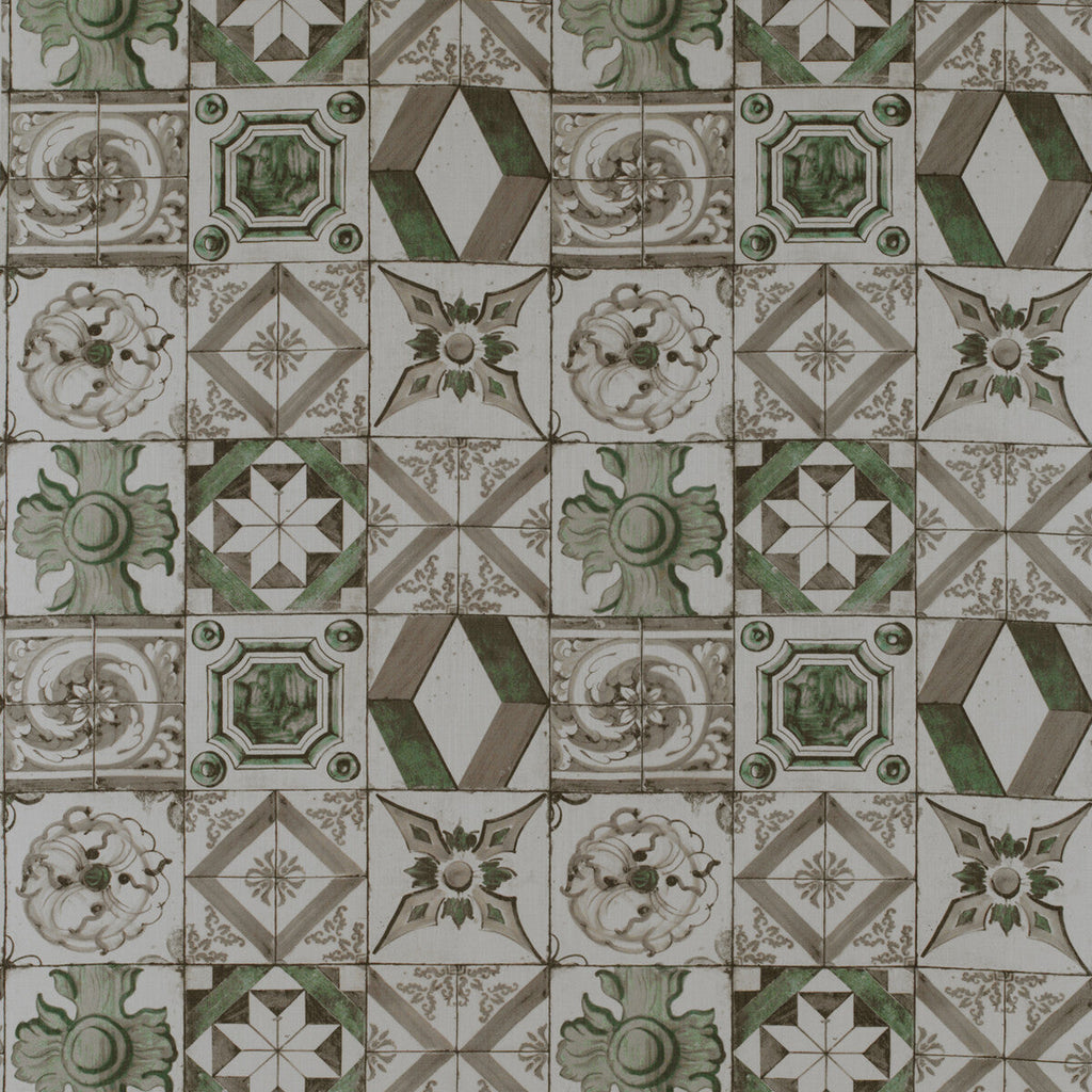 Samples and Purchasing available for Trastevere - Verde Multi By Gaston Y Daniela | Tierras |  Multipurpose Print at Designer Wallcoverings and Fabrics