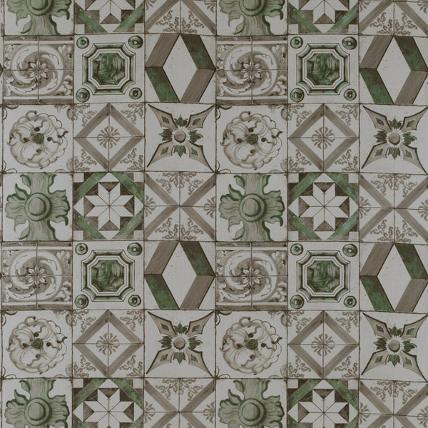 Samples and Purchasing available for Trastevere - Verde Multi By Gaston Y Daniela | Tierras |  Multipurpose Print at Designer Wallcoverings and Fabrics