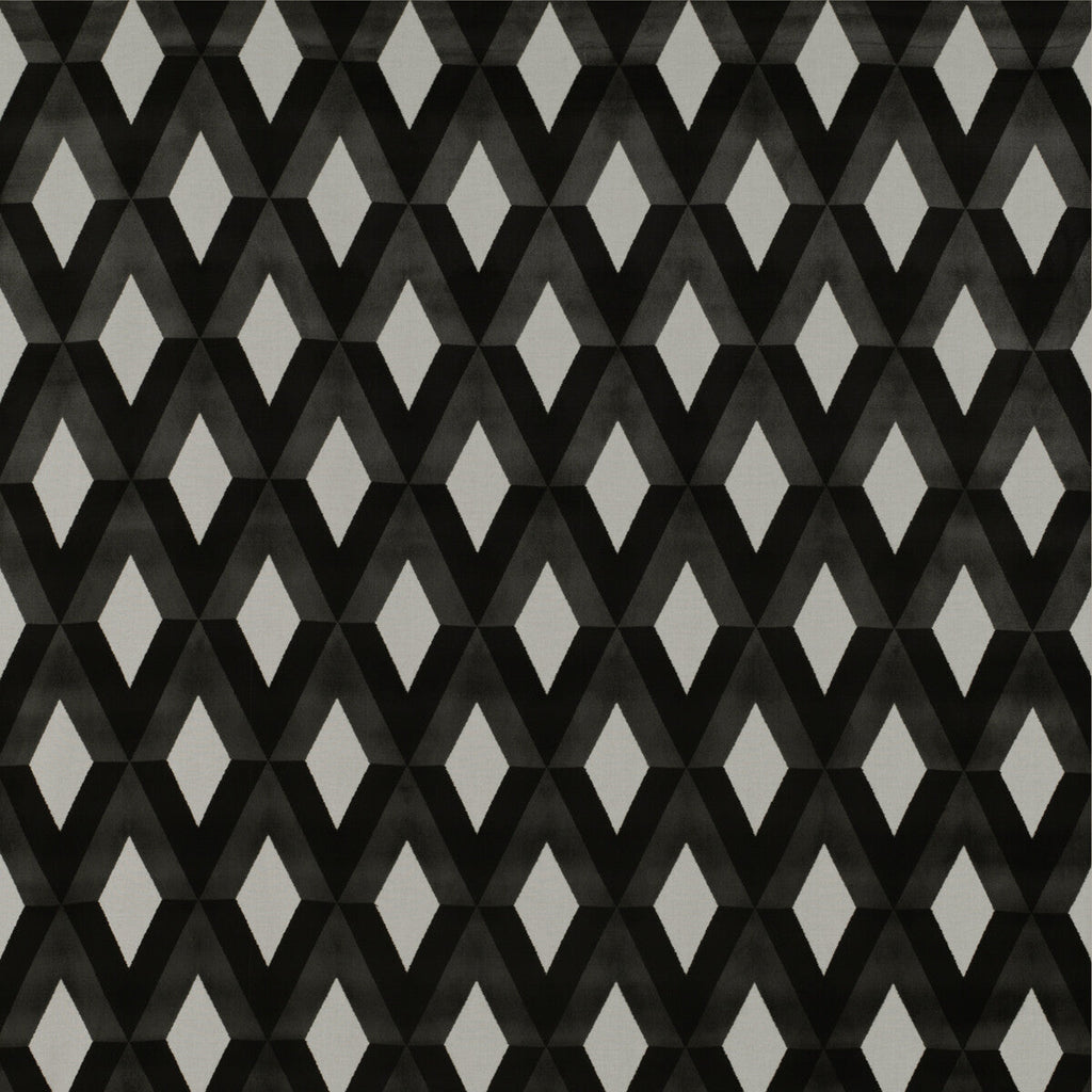 Samples and Purchasing available for Siena - Blanco/Onyx Black By Gaston Y Daniela | Tierras |Modern Diamond Upholstery Weave at Designer Wallcoverings and Fabrics