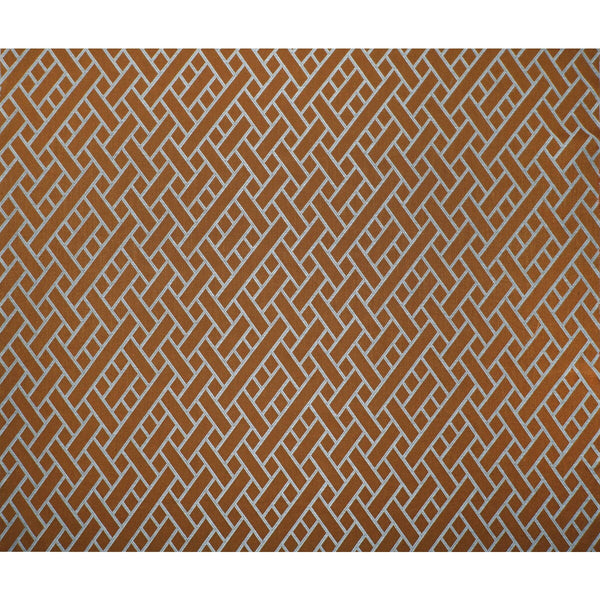 Samples and Purchasing available for Nairobi - Naranja Orange By Gaston Y Daniela | Gaston Africalia |Lattice/Scrollwork  Upholstery Weave at Designer Wallcoverings and Fabrics