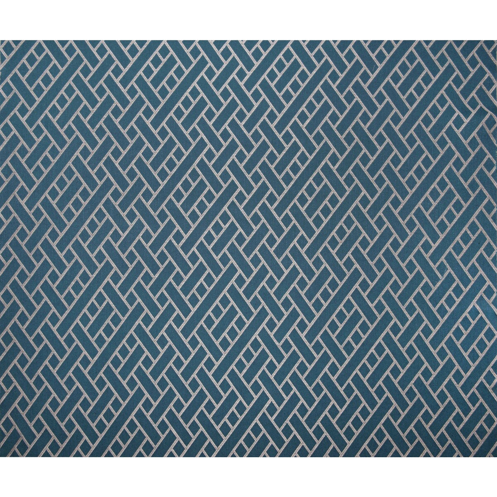 Samples and Purchasing available for Nairobi - Oceano Turquoise By Gaston Y Daniela | Gaston Africalia |Lattice/Scrollwork  Upholstery Weave at Designer Wallcoverings and Fabrics