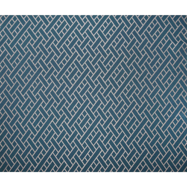 Samples and Purchasing available for Nairobi - Oceano Turquoise By Gaston Y Daniela | Gaston Africalia |Lattice/Scrollwork  Upholstery Weave at Designer Wallcoverings and Fabrics