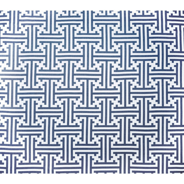 Samples and Purchasing available for Clark - Navy White By Gaston Y Daniela | Gaston Africalia |Lattice/Scrollwork Geometric Upholstery Indoor / Outdoor at Designer Wallcoverings and Fabrics