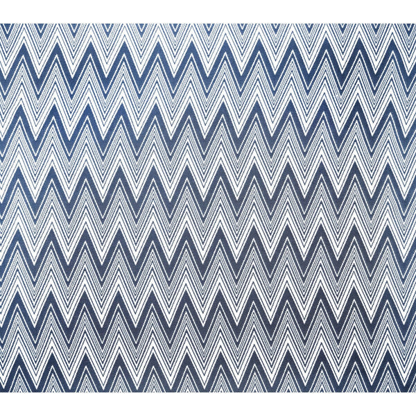 Samples and Purchasing available for Grace - Navy White By Gaston Y Daniela | Gaston Africalia |Flamestitch Geometric Upholstery Indoor / Outdoor at Designer Wallcoverings and Fabrics