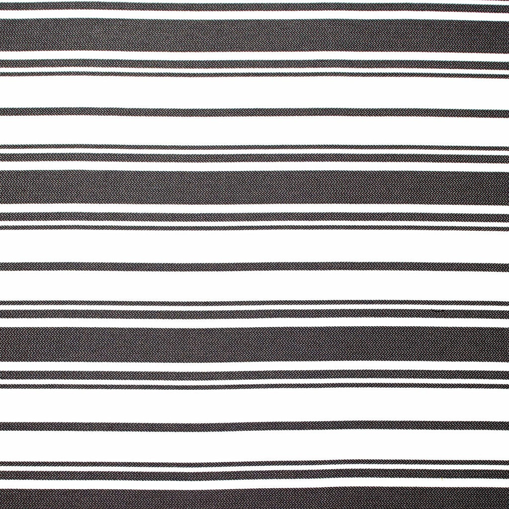 Samples and Purchasing available for John - Chocolate White By Gaston Y Daniela | Gaston Africalia | Stripes Upholstery Indoor / Outdoor at Designer Wallcoverings and Fabrics