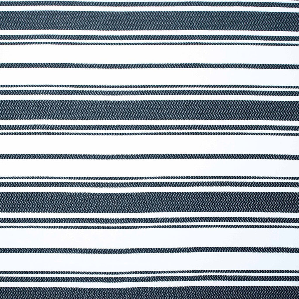 Samples and Purchasing available for John - Navy White By Gaston Y Daniela | Gaston Africalia | Stripes Upholstery Indoor / Outdoor at Designer Wallcoverings and Fabrics