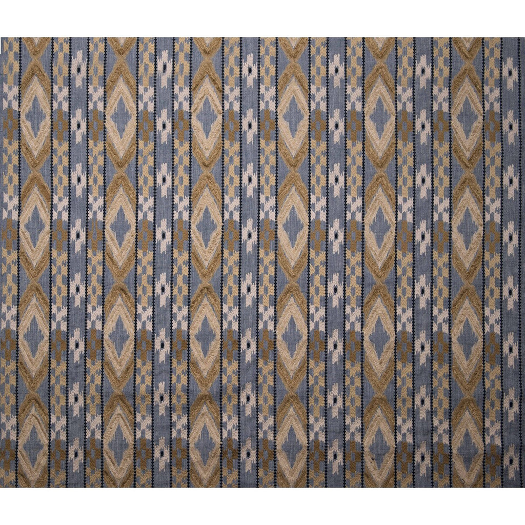 Samples and Purchasing available for Queen - Demi/Camel  Grey By Gaston Y Daniela | Gaston Africalia |Global Ikat/Southwest/Kilims Upholstery Embroidery at Designer Wallcoverings and Fabrics