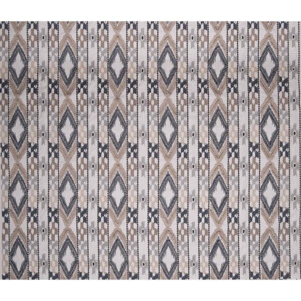 Samples and Purchasing available for Queen - Beige/Gris  White By Gaston Y Daniela | Gaston Africalia |Global Ikat/Southwest/Kilims Upholstery Embroidery at Designer Wallcoverings and Fabrics