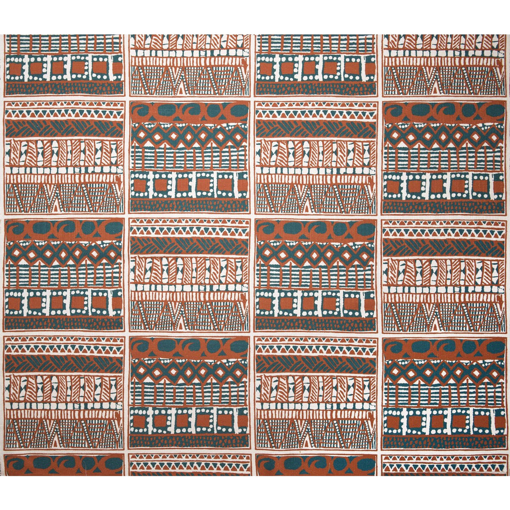 Samples and Purchasing available for Suajili - Naranja  Orange By Gaston Y Daniela | Gaston Africalia |Global Ikat/Southwest/Kilims Multipurpose Print at Designer Wallcoverings and Fabrics