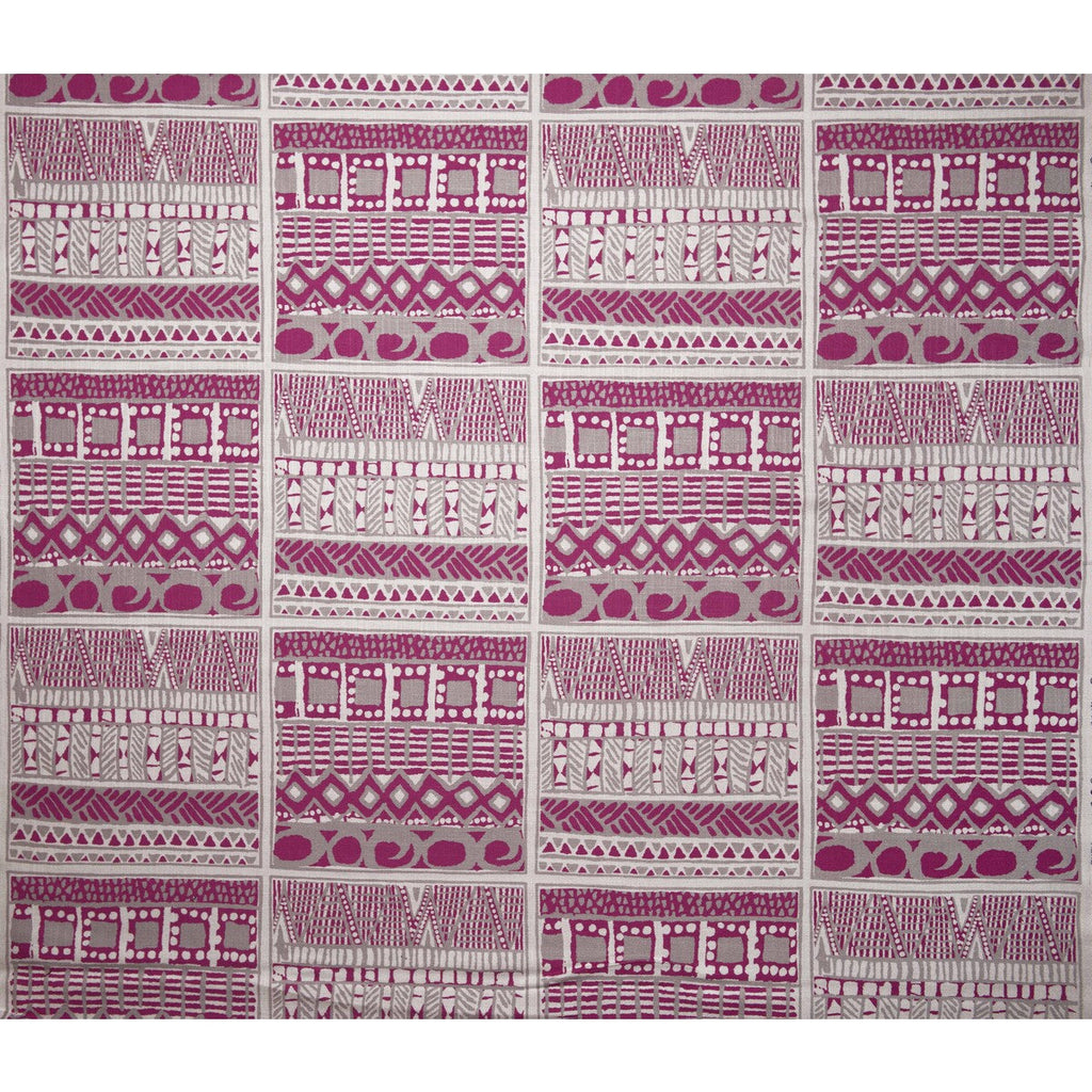 Samples and Purchasing available for Suajili - Frambuesa  Fuschia By Gaston Y Daniela | Gaston Africalia |Global Ikat/Southwest/Kilims Multipurpose Print at Designer Wallcoverings and Fabrics