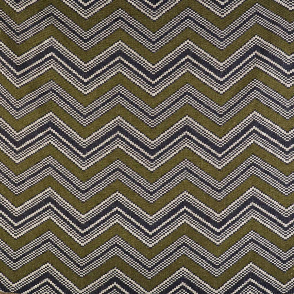 Samples and Purchasing available for Zig Zag - Verde/Navy Beige By Gaston Y Daniela | Gaston Libreria |Global Ikat/Southwest/Kilims Upholstery  at Designer Wallcoverings and Fabrics