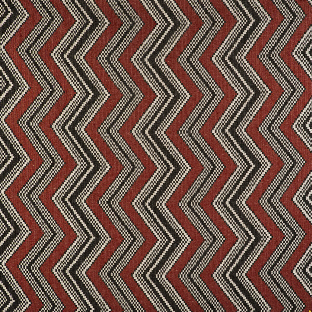 Samples and Purchasing available for Zig Zag - Rojo Neutral By Gaston Y Daniela | Gaston Libreria |Global Ikat/Southwest/Kilims Upholstery  at Designer Wallcoverings and Fabrics