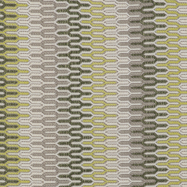 Samples and Purchasing available for Costuras - Verde White By Gaston Y Daniela | Gaston Libreria |Flamestitch Small Scale Upholstery Indoor / Outdoor at Designer Wallcoverings and Fabrics