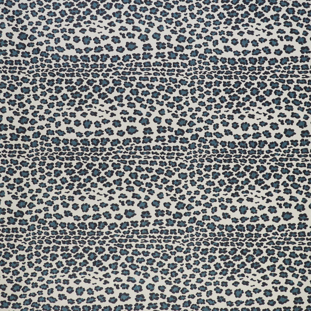 Samples and Purchasing available for Leopardo - Azul Ivory By Gaston Y Daniela | Gaston Libreria | Animal Skins Upholstery Indoor / Outdoor at Designer Wallcoverings and Fabrics