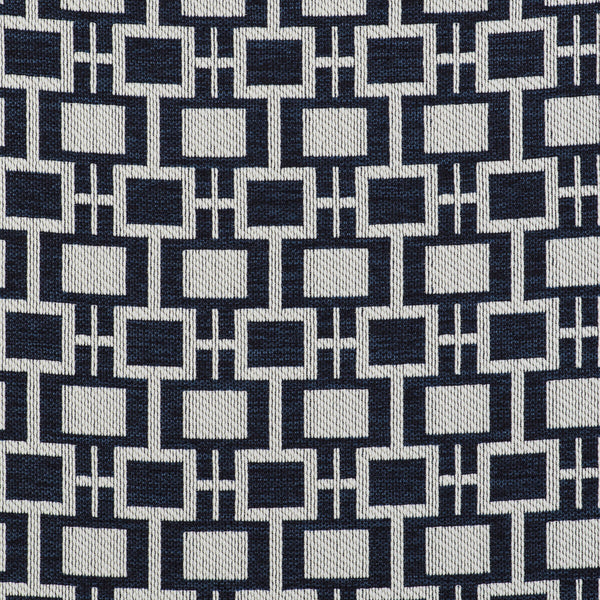 Samples and Purchasing available for Series - Azul White By Gaston Y Daniela | Gaston Libreria |Geometric Small Scale Upholstery Indoor / Outdoor at Designer Wallcoverings and Fabrics