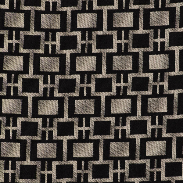 Samples and Purchasing available for Series - Lino/Negro Beige By Gaston Y Daniela | Gaston Libreria |Geometric Small Scale Upholstery Indoor / Outdoor at Designer Wallcoverings and Fabrics