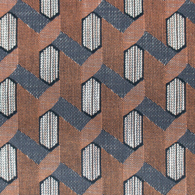 Samples and Purchasing available for Maya - Teja Rust By Gaston Y Daniela | Gaston Nuevo Mundo |Modern Geometric Upholstery  at Designer Wallcoverings and Fabrics