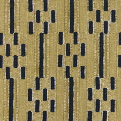 Samples and Purchasing available for Santa Maria - Ocre Gold By Gaston Y Daniela | Gaston Nuevo Mundo |Geometric Texture Upholstery Embroidery at Designer Wallcoverings and Fabrics