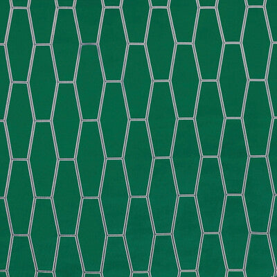 Samples and Purchasing available for Mai - Verde Green By Gaston Y Daniela | Gaston Japon |Geometric  Upholstery  at Designer Wallcoverings and Fabrics