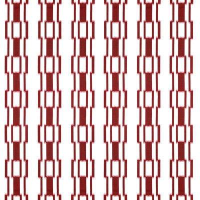 Samples and Purchasing available for Sakiko - Rojo Red By Gaston Y Daniela | Gaston Japon |Geometric Stripes Multipurpose Print at Designer Wallcoverings and Fabrics