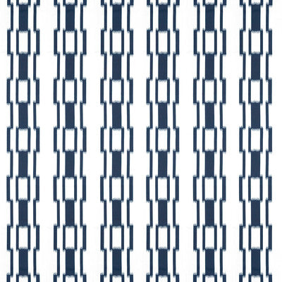 Samples and Purchasing available for Sakiko - Azul Blue By Gaston Y Daniela | Gaston Japon |Geometric Stripes Multipurpose Print at Designer Wallcoverings and Fabrics