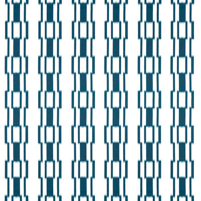 Samples and Purchasing available for Sakiko - Oceano Blue By Gaston Y Daniela | Gaston Japon |Geometric Stripes Multipurpose Print at Designer Wallcoverings and Fabrics