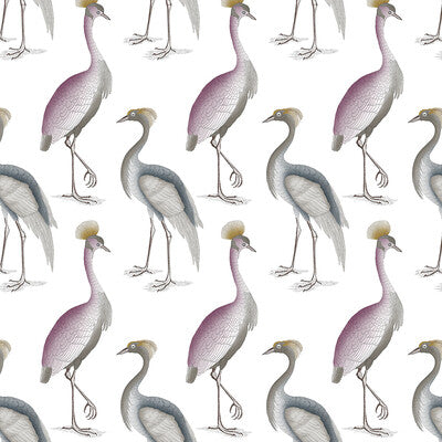 Samples and Purchasing available for Garza Real - Lavanda/Azul Purple By Gaston Y Daniela | Gaston Japon |Animal/Insects Novelty Multipurpose Print at Designer Wallcoverings and Fabrics