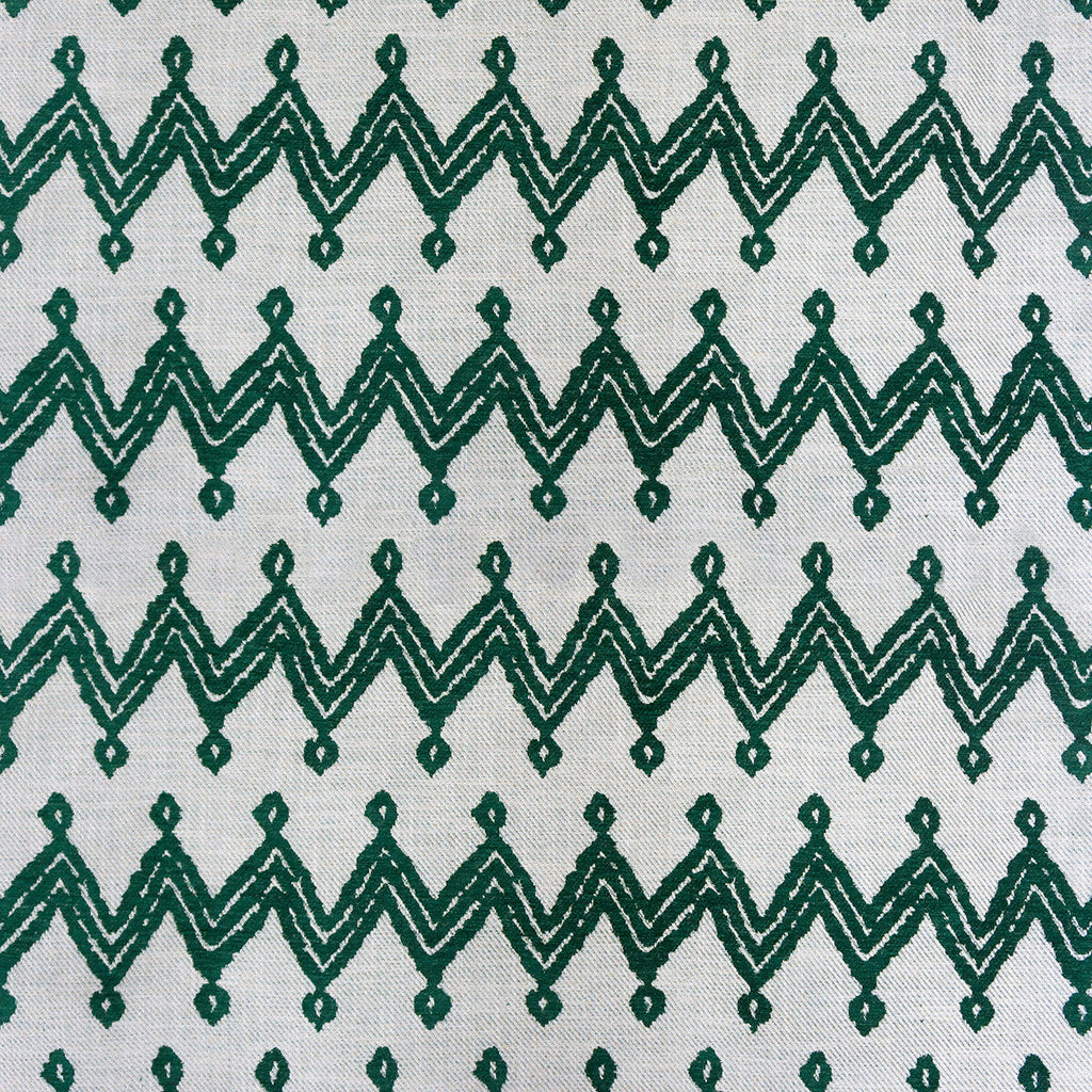 Samples and Purchasing available for Navajo - Verde Green By Gaston Y Daniela | Gaston Rio Grande |Flamestitch Geometric Upholstery  at Designer Wallcoverings and Fabrics