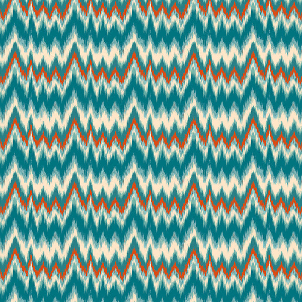 Samples and Purchasing available for Cala Figuera - Azul Teja Teal By Gaston Y Daniela | Gaston Maiorica |Ikat/Southwest/Kilims  Multipurpose Print at Designer Wallcoverings and Fabrics